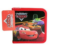 24 CD DVD Organizer Storage Case CARS McQueen & Friends Red NWT N picture