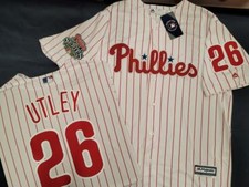 20114 Majestic Phillies CHASE UTLEY 2008 World Series CHAMPIONS Baseball JERSEY picture