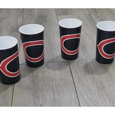 Chicago Bears Plastic Cups Set of 4 Hallmark 2011 NFL Party Tailgate Rare HTF picture