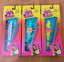 Vintage 1986 Jem and the Holograms Wrist Rocks Watch Set of 3 NIB Sealed Hasbro picture