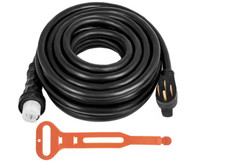VEVOR 10 ft. Generator Extension Cord 250-Volt 50 Amp UL Listed Generator Power picture