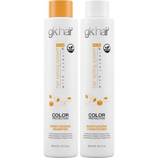GK Hair Moisturizing Shampoo and Conditioner for Dry, Dull Hair – Unisex Care picture