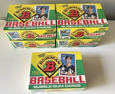 One ( 1 ) 1989 Bowman Baseball Wax Box Comeback Edition Ken Griffey Jr. RC picture