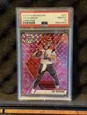 2020 Panini Mosaic - Rookies Joe Burrow #201 Camo Pink Mosaic Prizm (RC) picture