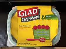 Rare 2004 Glad Ovenware Betty Crocker Set 9x12x2