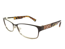 Jimmy Choo Eyeglasses Frames JC124 VUQ Matte Brown Gradient Crystals 54-15-135 picture