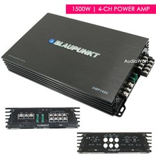 Blaupunkt AMP1404 Car Audio 4-Channel Amp Amplifier 1500 Watts Max Peak Power picture