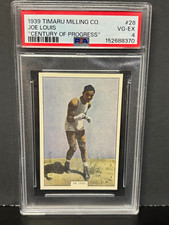 1939 Timaru Milling Co. Century of Progress #28 Joe Louis Boxing Card PSA 4 picture