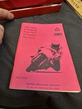 1981 AMA Professional Road Race Competition Rule Book picture