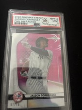 2020 Bowman Sterling - Prospects Jasson Dominguez #BPR-15 Pink Refractor /75   picture