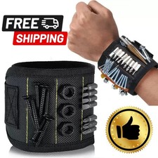 Strong Magnetic Wristband – Holds Screws, Nails & Drill Bits for DIY & Repair picture