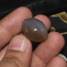 Genuine Ancient Tibetan Himalayan Banded Agate Stone Dzi Bead picture
