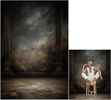 Dark Vintage Photography Backdrops Portrait Photo Backdrop 5x7ft LM-06101 picture