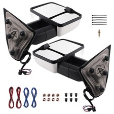 Side Mirror Pair for Silverado/Sierra 2500HD/3500HD 2014-2019 Heated Power picture