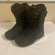Nitro Rival TLS Black Snowboard Boots Size 11.5 US Twin Lacing System picture