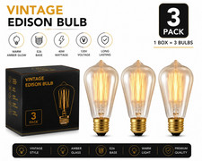 Vintage Edison Bulb ST64 picture