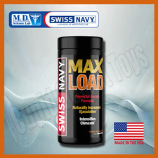 Swiss Navy Max Load 60 Tablets Male Health Supplement for Vitality + Performance picture