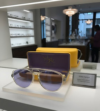 $515 Selima Optique The Pimp Sunglasses - Clear W Purple Lenses - SOLD OUT picture
