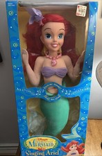 RARE Disney's Little Mermaid 24” SINGING Ariel Soft Doll Mattel 1997 NEW picture