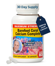 Barefoot Coral Calcium Complete - Bob Barefoot 90 Count - 1500mg Coral Calcium picture