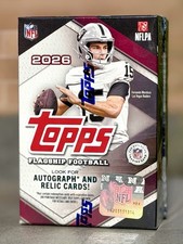 2026 Topps Flagship Football Value Blaster Box Factory Sealed picture
