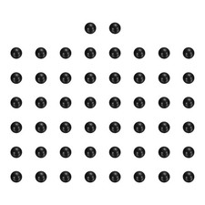 50pcs POM Plastic Bearing Balls G2 1/4