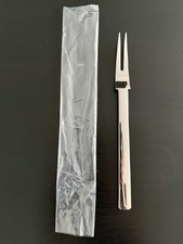 Alessi Rundes Modell Serving Fork 18/10 Stainless Steel Silver 11.5in MAK picture