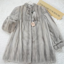Sapphire Mink Fur Coat - Genuine Vintage Fur From Japan picture