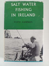 1966 Vintage Fishing Book Salt Water Fishing in Ireland Clive Gammon Illustrated picture