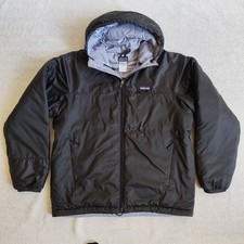 Retro Patagonia Black Micro Puff Insulated Hooded Jacket Mens M Style #83973 picture