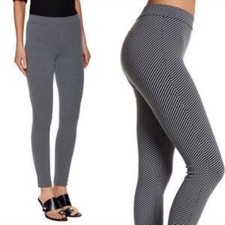 New Theory Adbelle K Skinny Pants in Claymont Black White Print Size Medium picture
