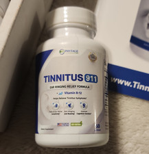 Tinnitus 911 Ear Ringing Relief Vitamin B-12 Caps 60 Ct.- 5 Qty.- Expired Dates picture