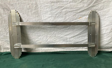 Antique Industrial Art Deco Chrome Brass Door Push Pull Handle Vintage 93-25E picture