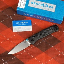 Benchmade 535-cstm Bugout Black Grivory Handle S30V AXIS® Lock Folding Knives picture