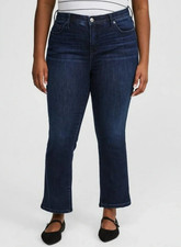 Torrid Sky High Kick Boot Super Soft Dark Wash Blue Jeans, Size 22R picture