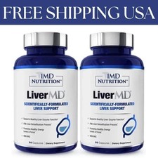2 Packs 1MD Nutrition LiverMD - Liver Support Supplement New | Exp 11/2027 picture