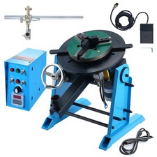 Uimoso 30KG Rotary Welding Positioner 0-90° Positioning Turntable Table 1-12RPM picture