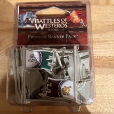FFG Battlelore Rare Battles of Westeros Premium Banner Pack Factory Sealed 2010 picture