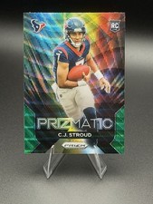 2023 Panini Prizm - Prizmatic C.J. Stroud #6 Green Wave Prizm (RC) picture