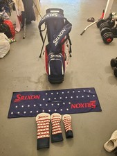 SRIXON LIMITED EDITION US OPEN GOLF BAG  PACKAGE. HEADCOVERS AND TOWEL  picture