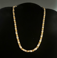 Vintage Ross Simmons Solid 925 Sterling Silver Link Chain Necklace w/ Box Clasp picture