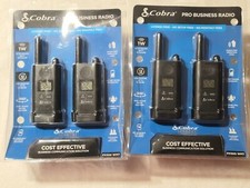 4 NEW Cobra PX500 Walkie Talkies Pro Business Radios up to 12 hr run-time picture