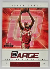 04-05 Fleer Genuine LeBron James At Large Insert Cavaliers 2nd Year #19 of 20 picture