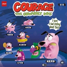 Courage the Cowardly Dog full set Toy Figure Lot Of 6 Cartoon Network picture