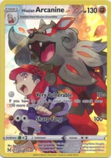 Hisuian Arcanine - TG08/TG30 Ultra Rare Lost Origin NM Pokemon TCG picture