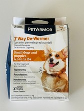 PetArmor 7 Way De-Wormer Insect Treatment for Small Dogs and Puppies Exp 04/2027 picture