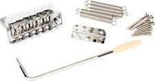 Genuine Fender Vintage/Narrow Strat Tremolo Bridge Set, Chrome - 099-2070-000 picture