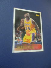 1996/97 Topps Shaquille O’Neal 50th Anniversary Foil #220 LA Lakers Basketball picture
