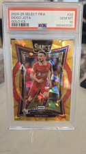 2024-25 Panini Select Fifa - Terrace Diogo Jota #22 Gold Ice Prizm /10 picture