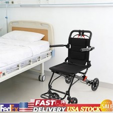 Foldable Wheelchair For Adult Elderly Portable Lightweight Transport Chair New picture